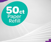 Pack includes 50 paper refills for the Spin and Spiral Art Station